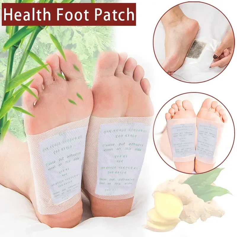 10-300 Ginger Herbal Detox Foot Patches for Slimming & Cleansing – 10PCS