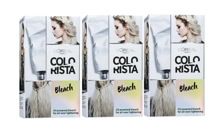 3x L'Oreal Colorista Blonde Bleach Permanent Hair Colour 3x L'Oreal Colorista Blonde Bleach Permanent Hair Colour