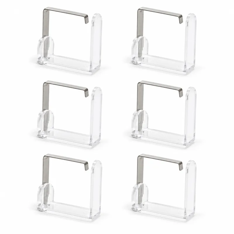 6x Table Cloth Holders Clips Desk Cover Clamp