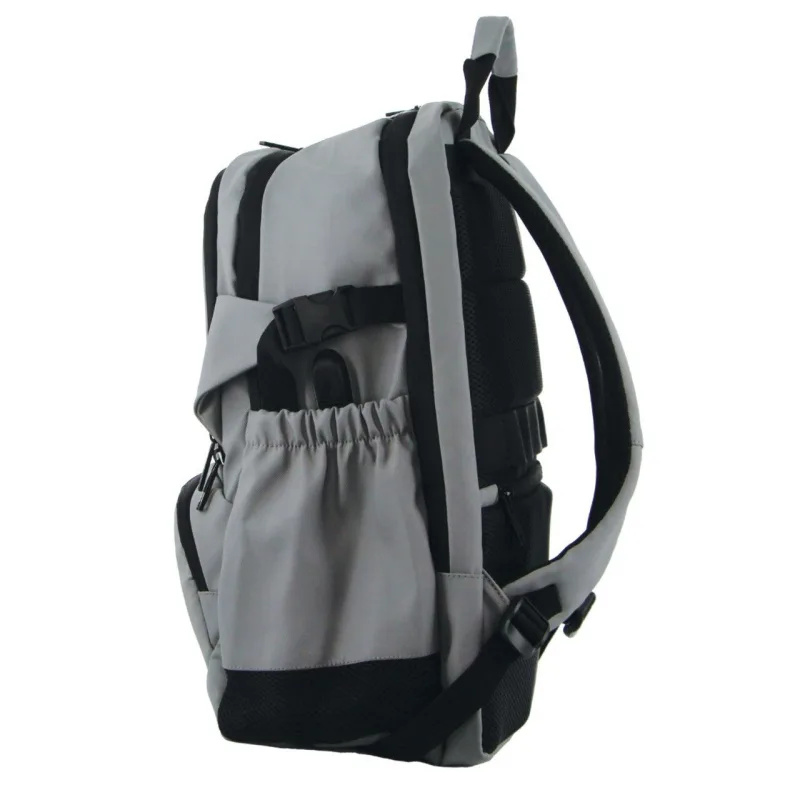 Pierre Cardin Backpack Bag Travel & Business w/ Laptop Computer Sleeve – Grey