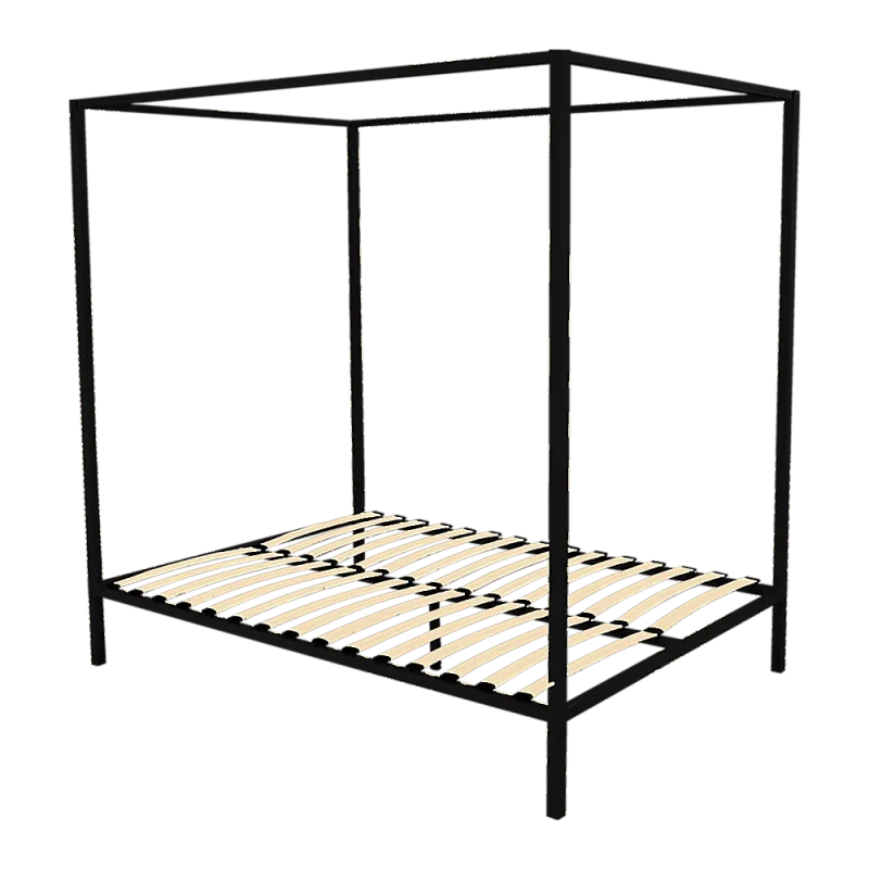4 Four Poster Queen Bed Frame