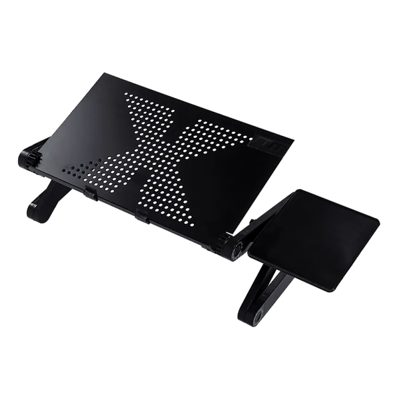 Aluminium Alloy Folding Laptop Stand Desk Table with Mouse Tray