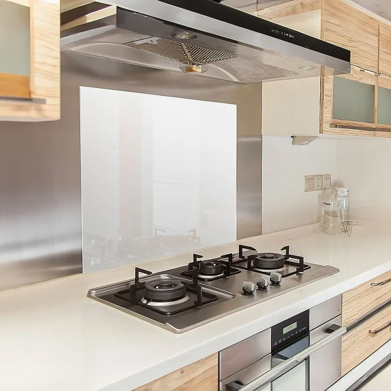 Toughened 60cm x 70cm Glass Kitchen Splashback