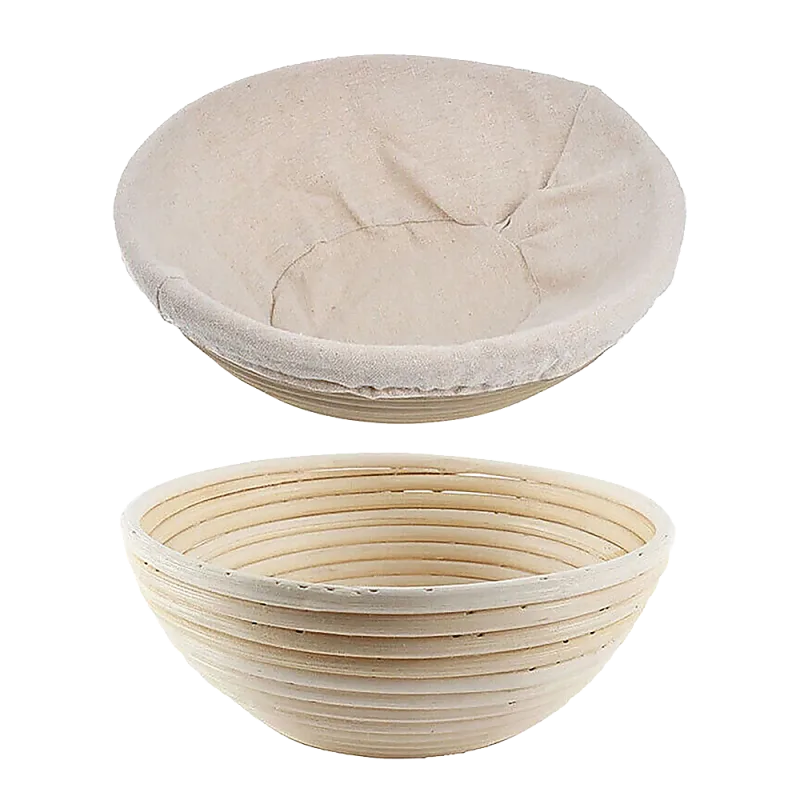 2 x 9″ Sourdough Bread Proofing Set Bread Making Kit Round Bowls