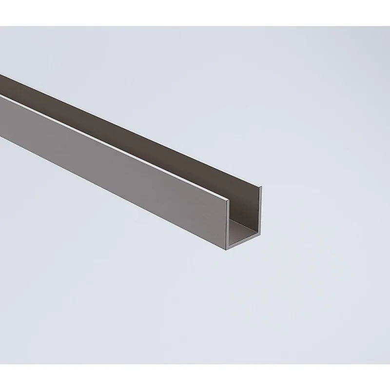 120x80cm Corner Frameless Shower Screen with Wall Channel Brackets, Stainless Steel Hinges & Square Double Pull Handle – Gunmetal