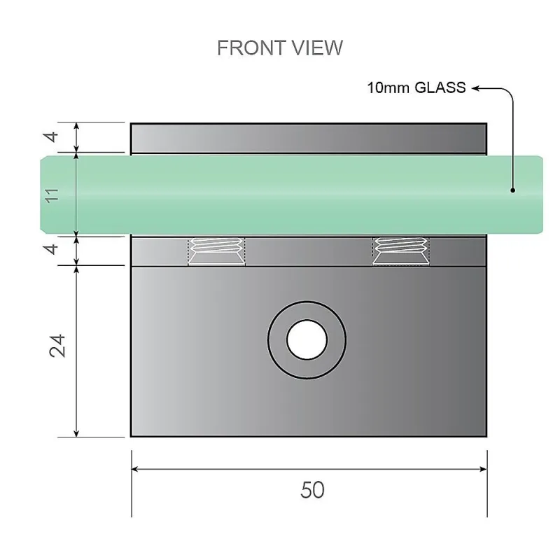 100x120cm Double Door Corner Shower Screen F-Brackets, SS Hinges & Round Knob Handle – Gunmetal