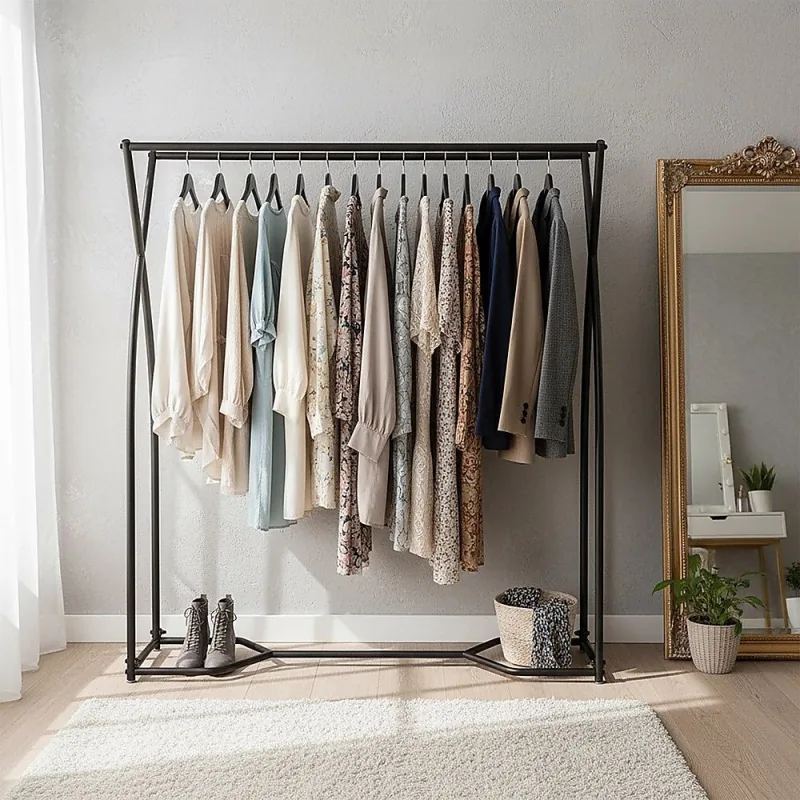 Commercial Clothing Garment Rack Retail Shop