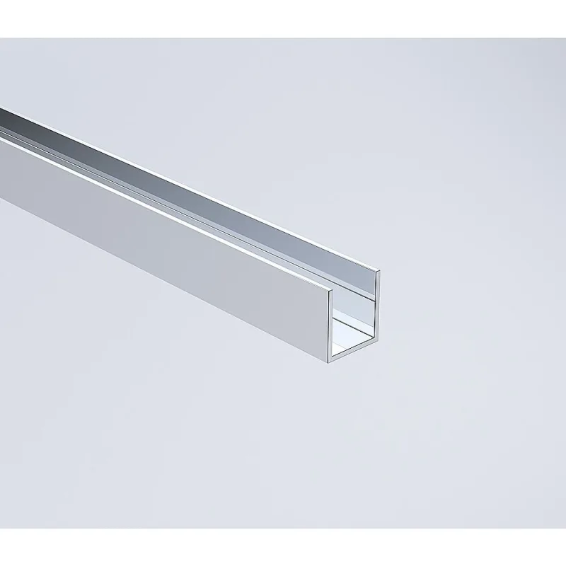 100cm Frameless Diamond Shower Screen with Channels and Brass Hinges – Chrome