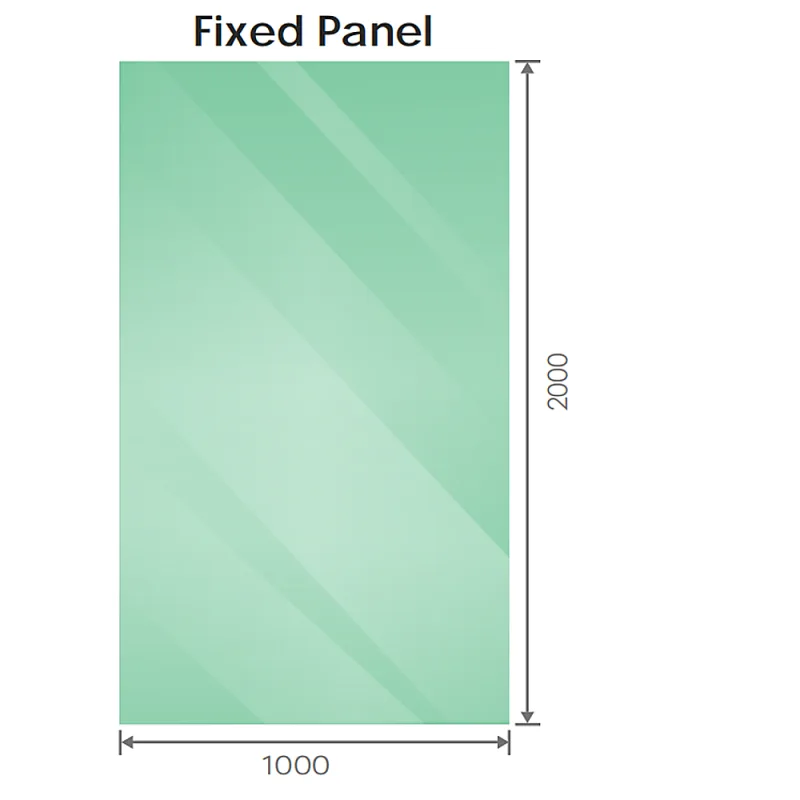120x100cm Corner Frameless Shower Screen Wall Channel and Floor Channel with Brass Hinges for Elegant Bathrooms – Gunmetal
