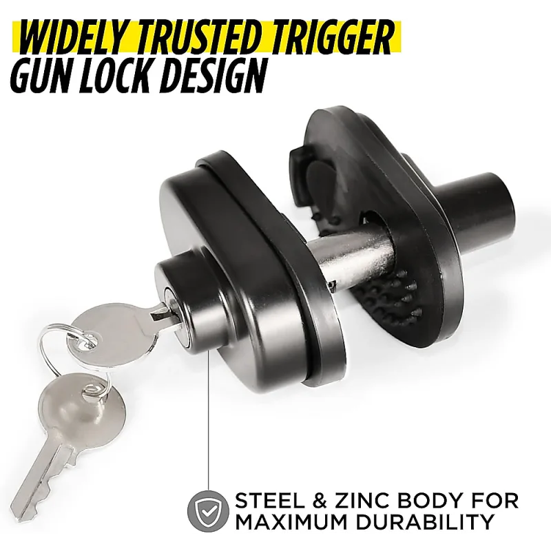 6pcs Keyed Alike Trigger Locks – Gun Safety Lock Set for Pistol, Rifle & Shotgun