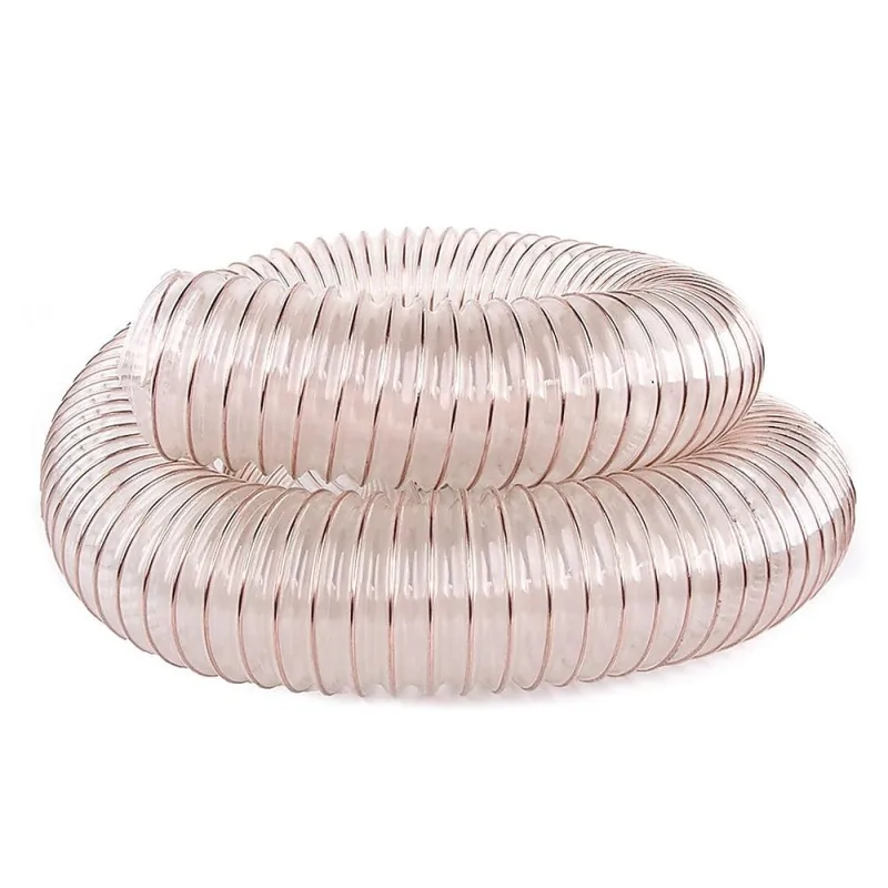 2m PU Flexible Ducting Hose – Clear Ventilation & Dust Extraction Tube for Woodworking & Fume Control