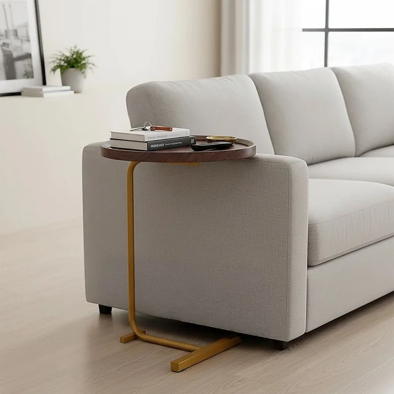 Modern Oval Side Table Gold Base Sofa End Table Modern Oval Side Table Gold Base Sofa End Table