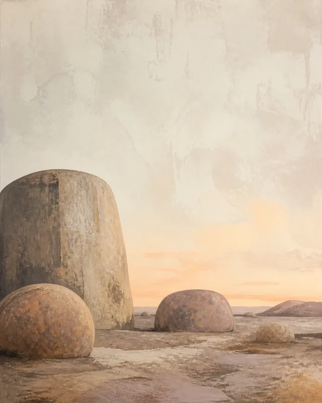 Stone and Sky Stretched Canvas Wall Art – Portrait – Portrait – 60W x 120H cm