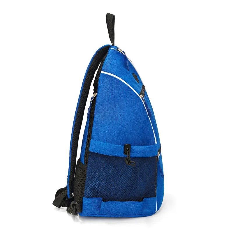 Pickleball Multi-Sport Backpack – Oxford Fabric, Dual-Carry, Smart-Organized – Blue