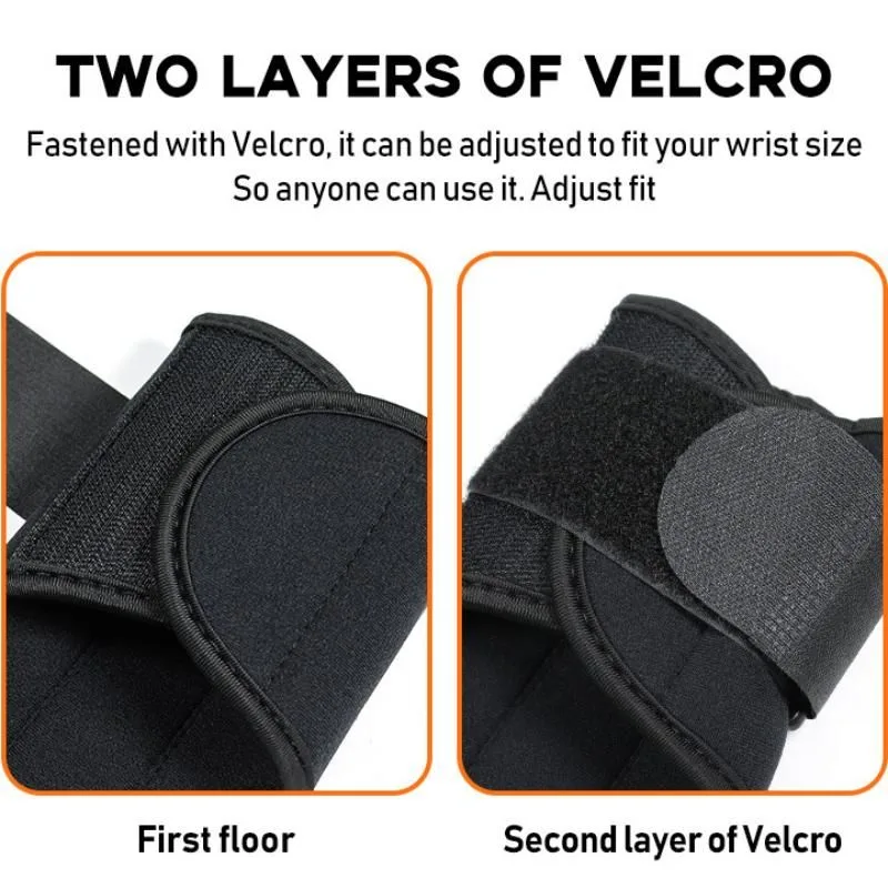 Orange Golf Wrist Training Brace – Professional Swing Corrector Support for Beginners & Practice