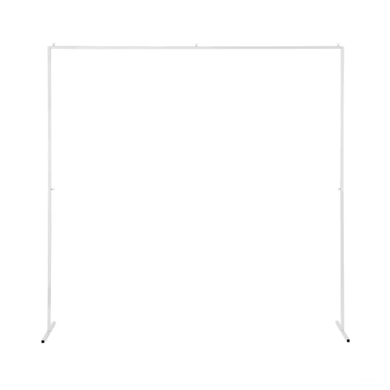 2M Backdrop Stand Wedding Background Decoration Party Flower Balloon Display White 2M Backdrop Stand Wedding Background Decoration Party Flower Balloon Display White