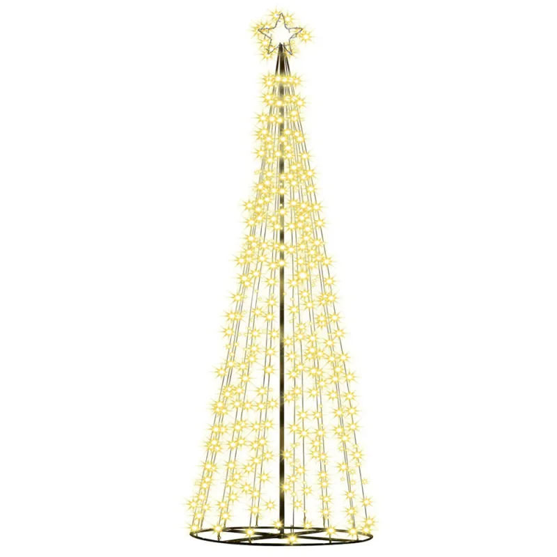 3.6M Christmas Tree LED Solar Warm Jingle Jollys